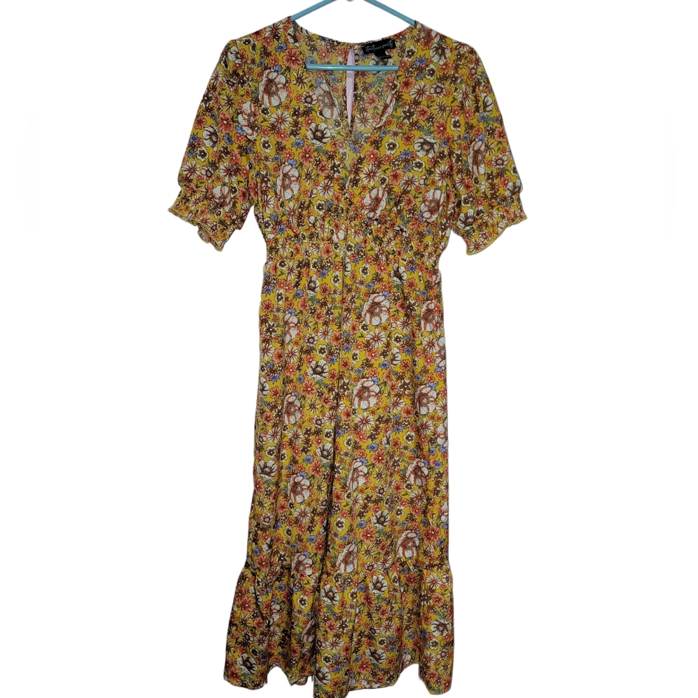Floral V-Neck Dress